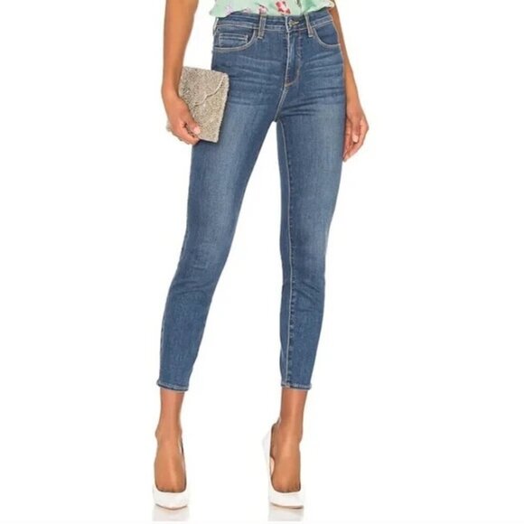 L'Agence Margot High-Rise Skinny Ankle Jeans Stretch School Academia Party 29 - Picture 1 of 8